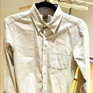 Naked & Famous shirt grey size small